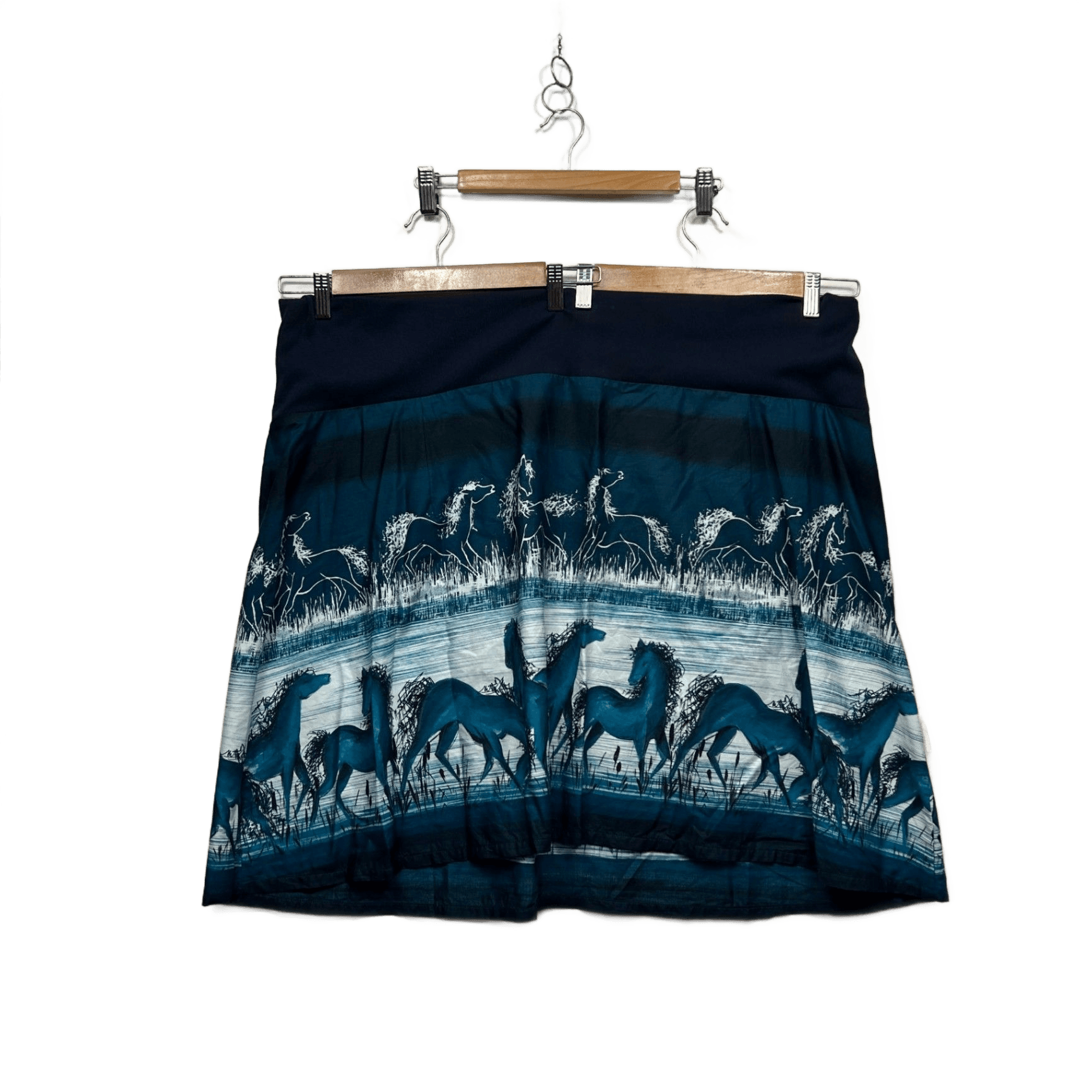 Womens Horses Mini Cotton Skirt Size 24 - 26?