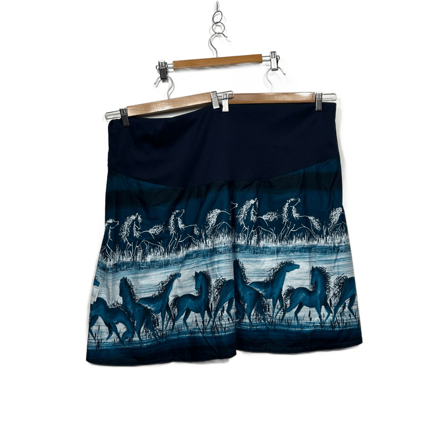 Womens Horses Mini Cotton Skirt Size 24 - 26?