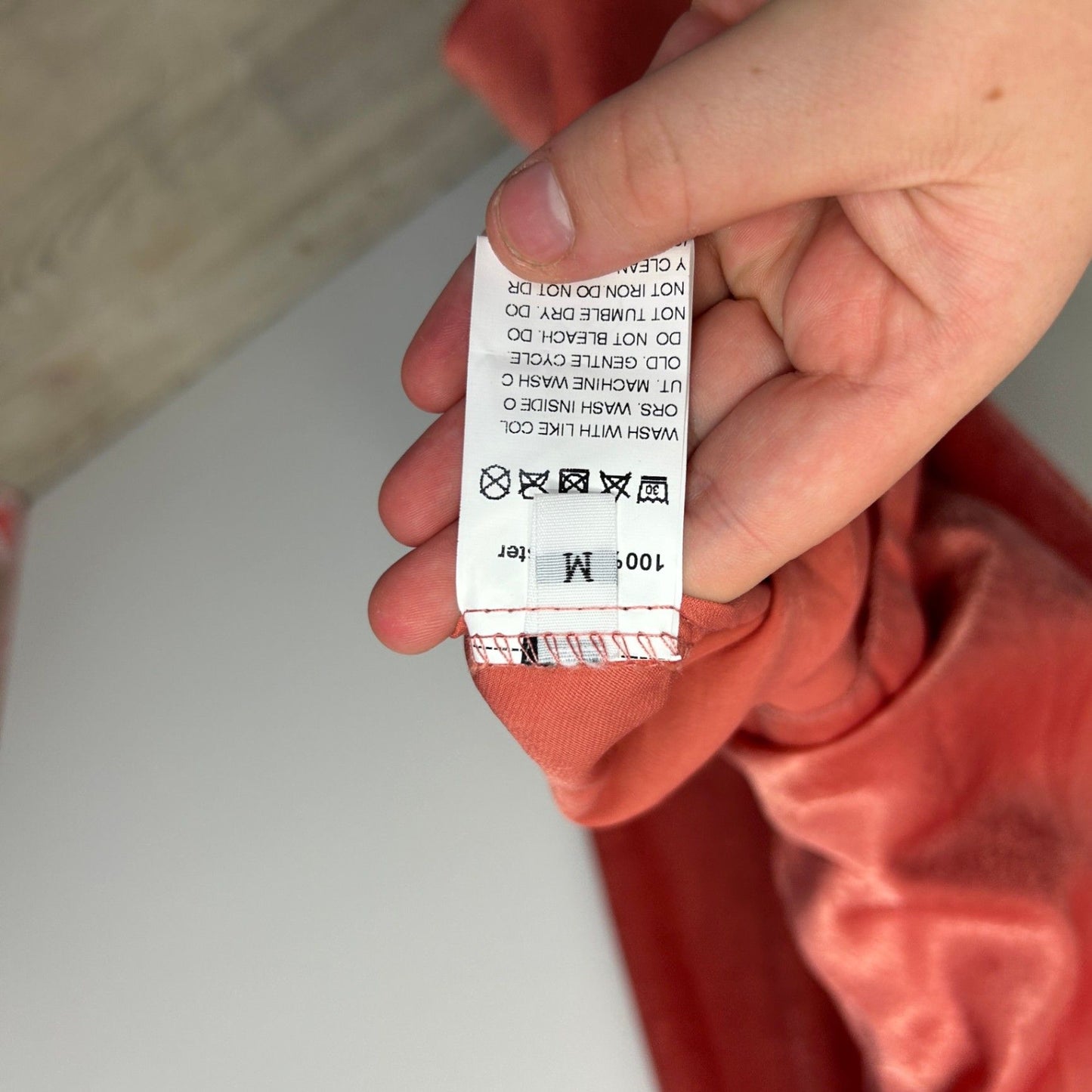 Coral Batwing Cold Shoulder Sleeve Maxi V Neck Kaftan Dress Size 12 - 14