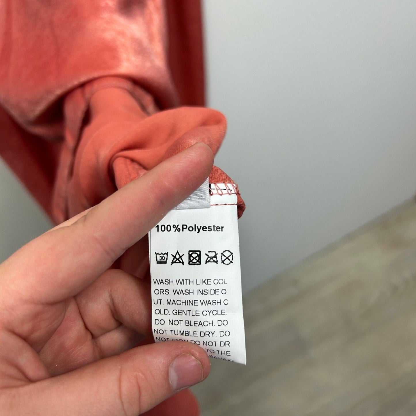 Coral Batwing Cold Shoulder Sleeve Maxi V Neck Kaftan Dress Size 12 - 14