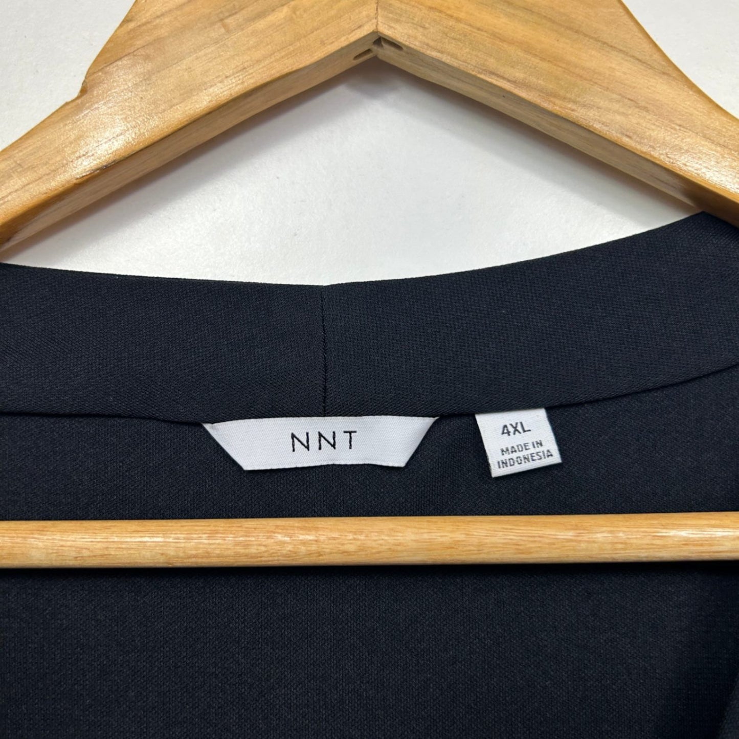 NNT Women's Black Short Sleeve Top Blouse Size 4XL