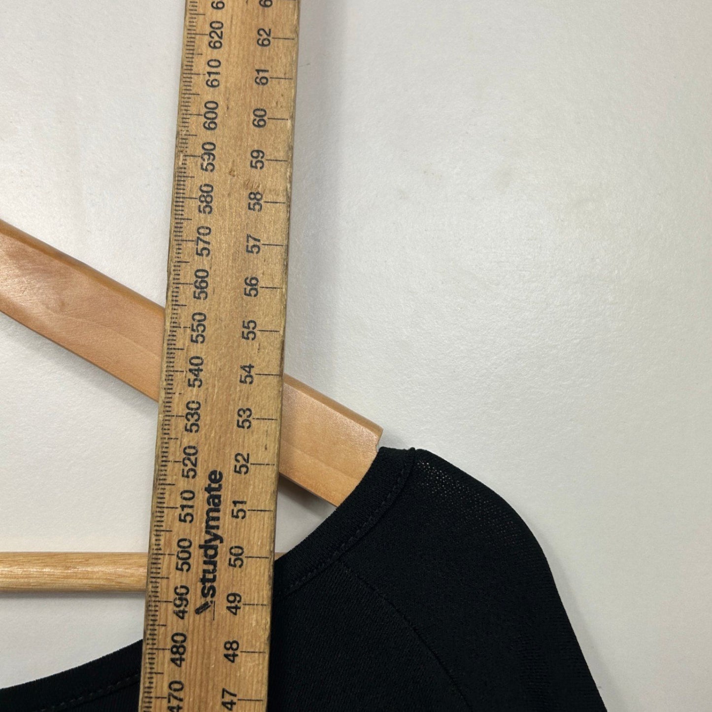 City Chic  Black Bell Long Sleeve Blouse Size 20 Plus