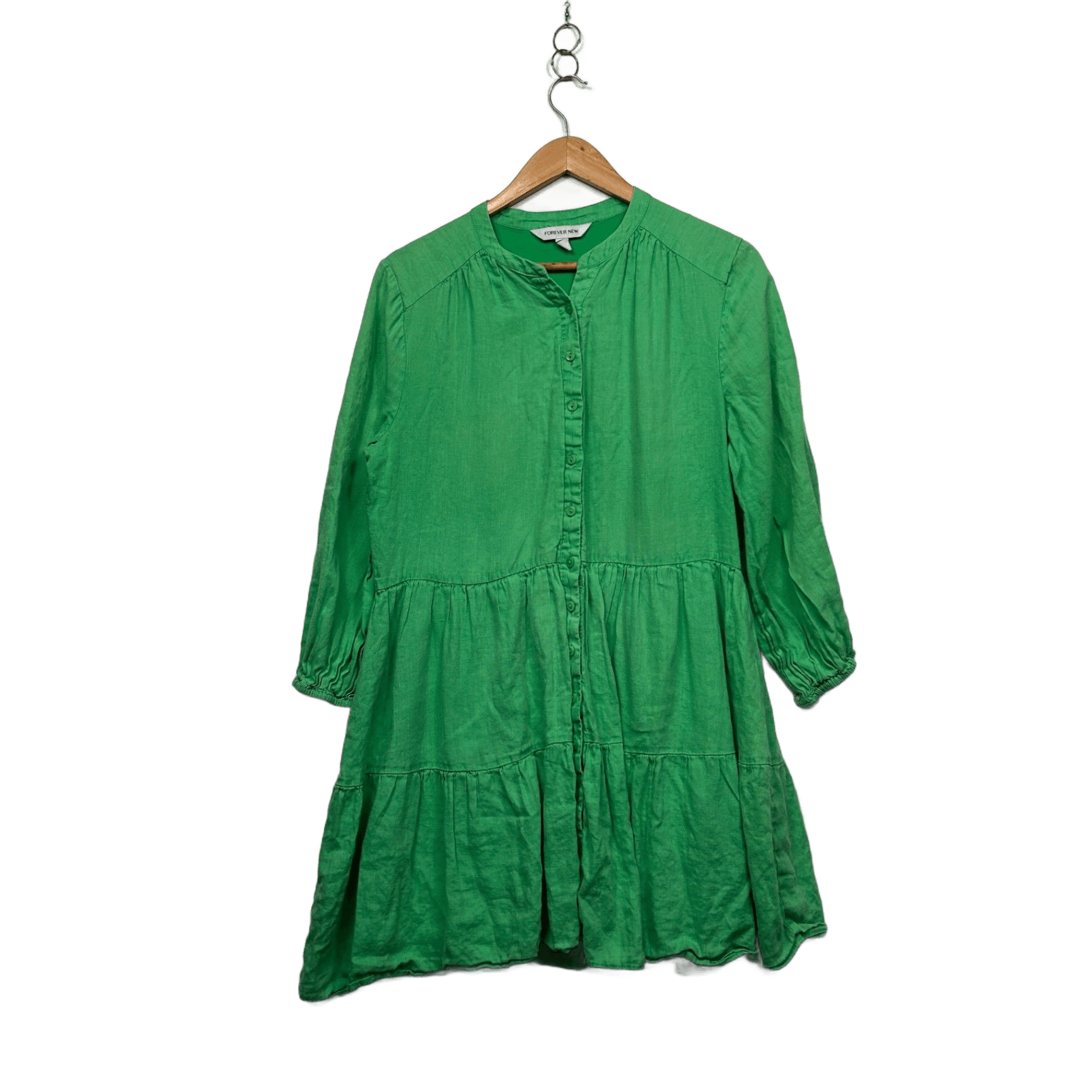 Forever New Green Long Sleeve Dresses Size 12