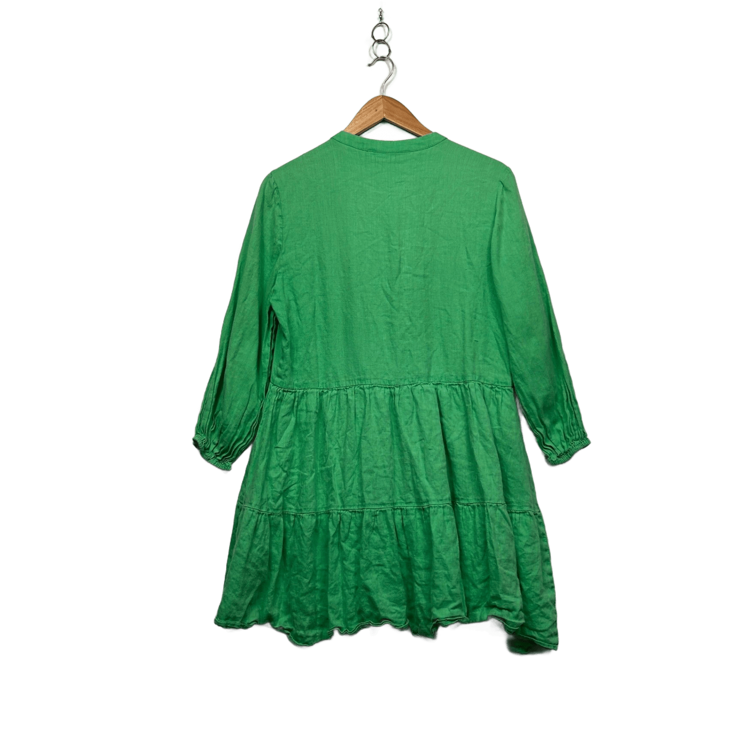 Forever New Green Long Sleeve Dresses Size 12