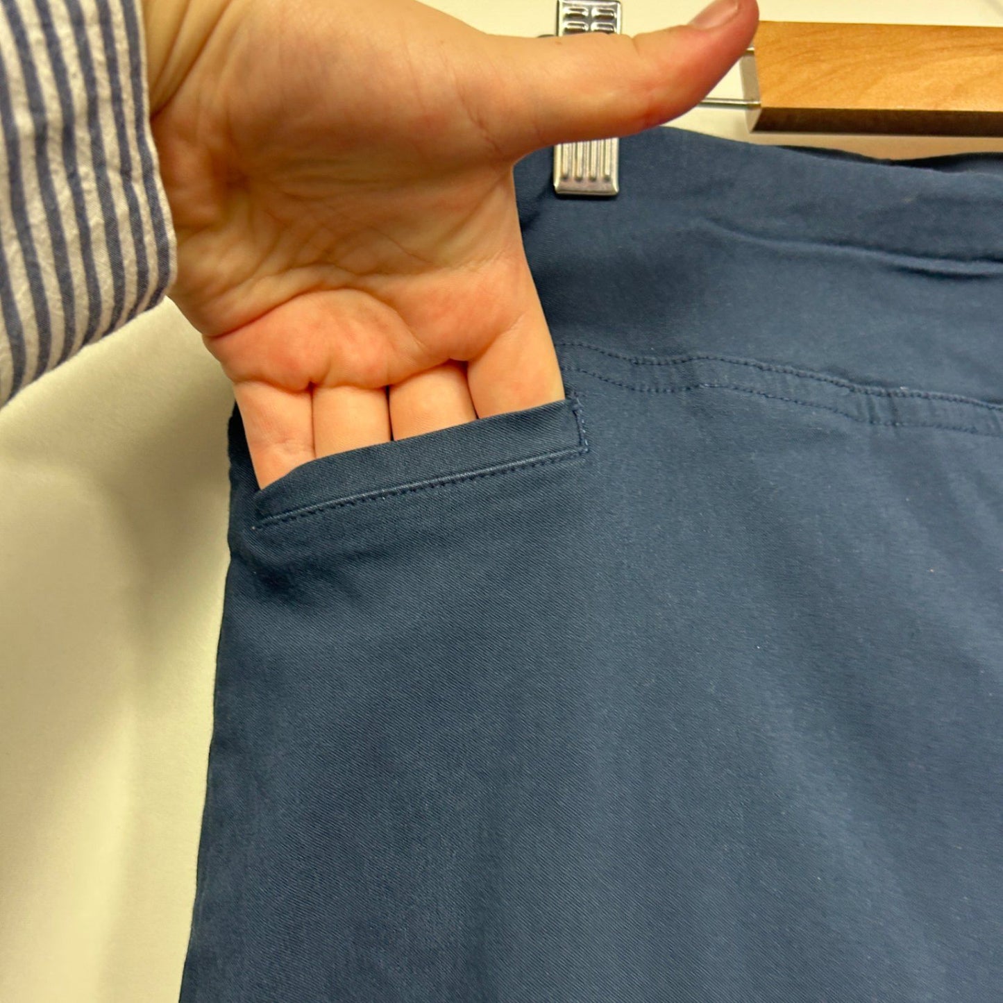 Autograph Womens Navy Pull On Pants Trousers Size 24