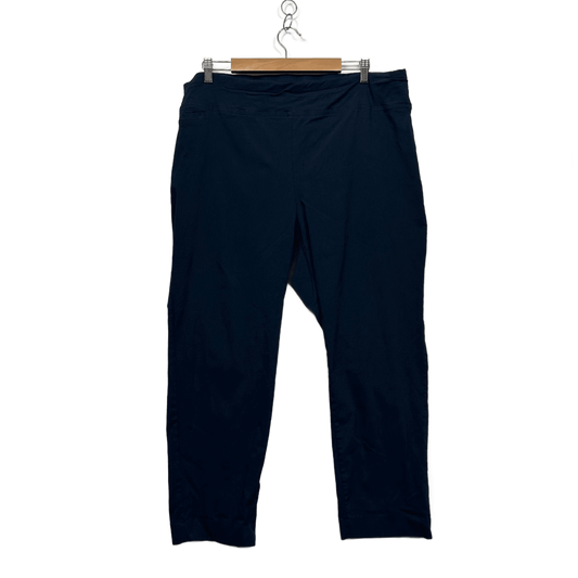 Autograph Womens Navy Pull On Pants Trousers Size 24