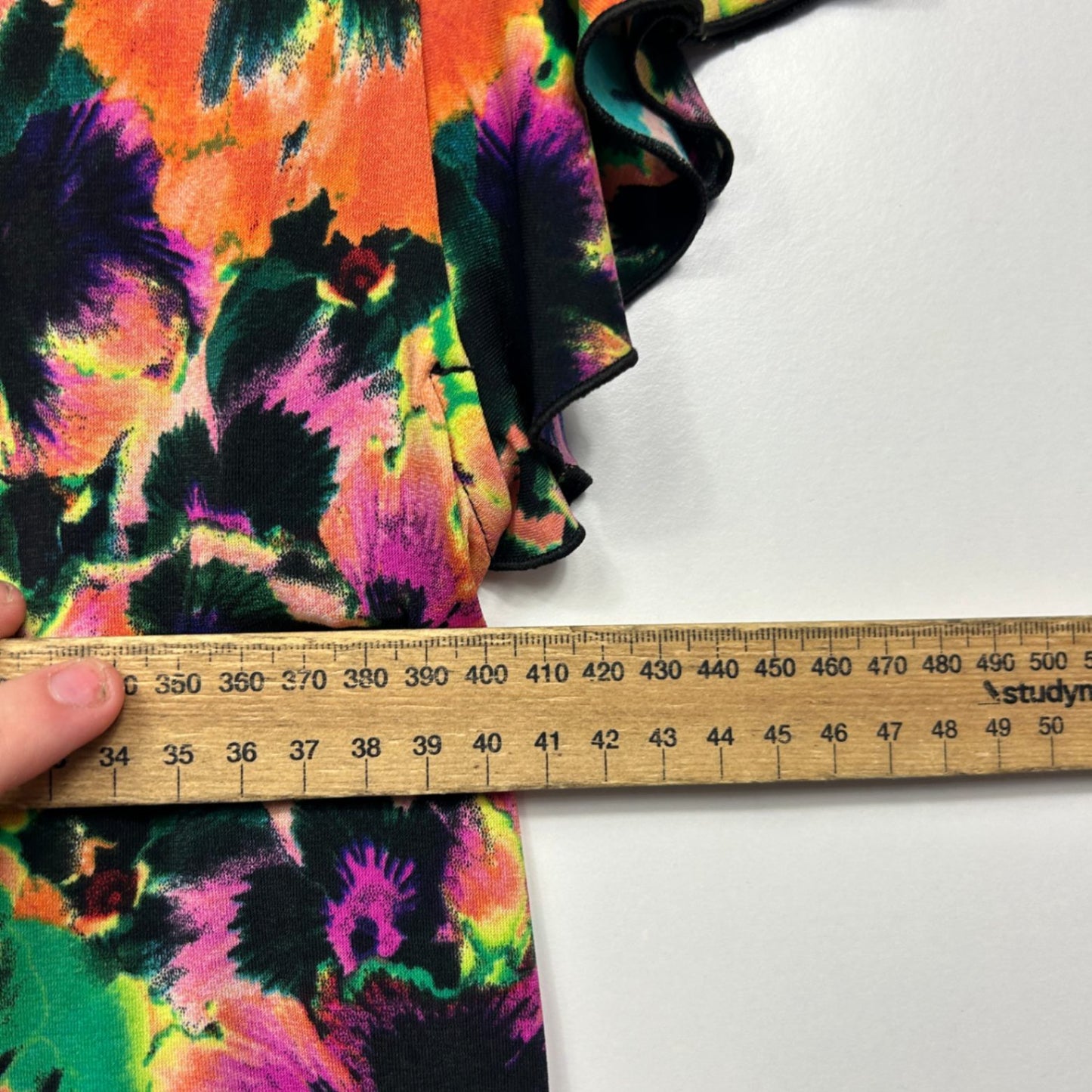 Leona Edmiston Women's Multicoloured Floral Sheath Dress Size 12