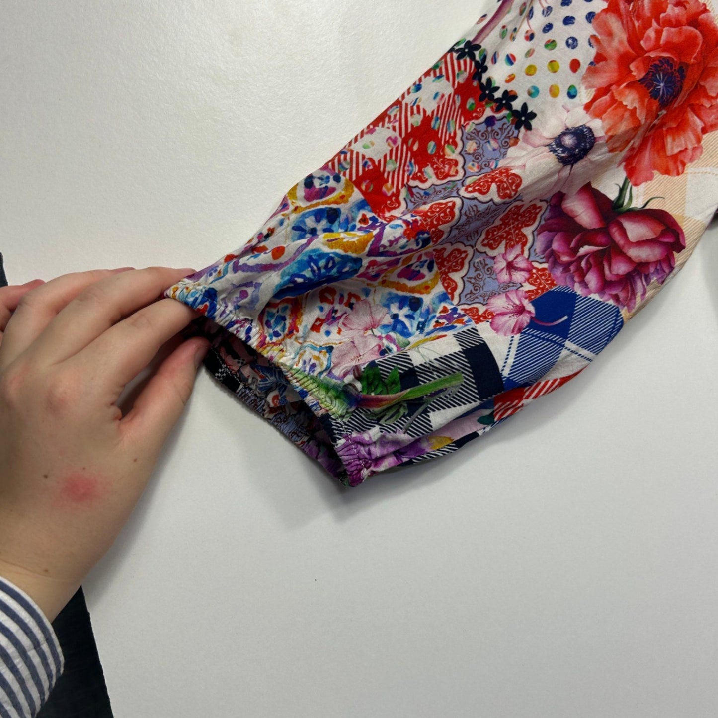 Virtuelle Multicoloured 3/4 Sleeve Multicoloured Maxi Boho Dress Size 12