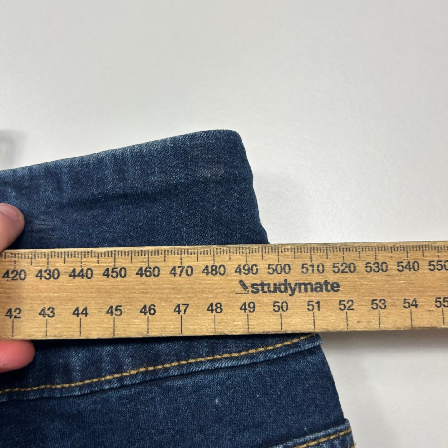 Katies Blue Cotton Blend Pull On Jegging Stretch Denim Jeans Size 20