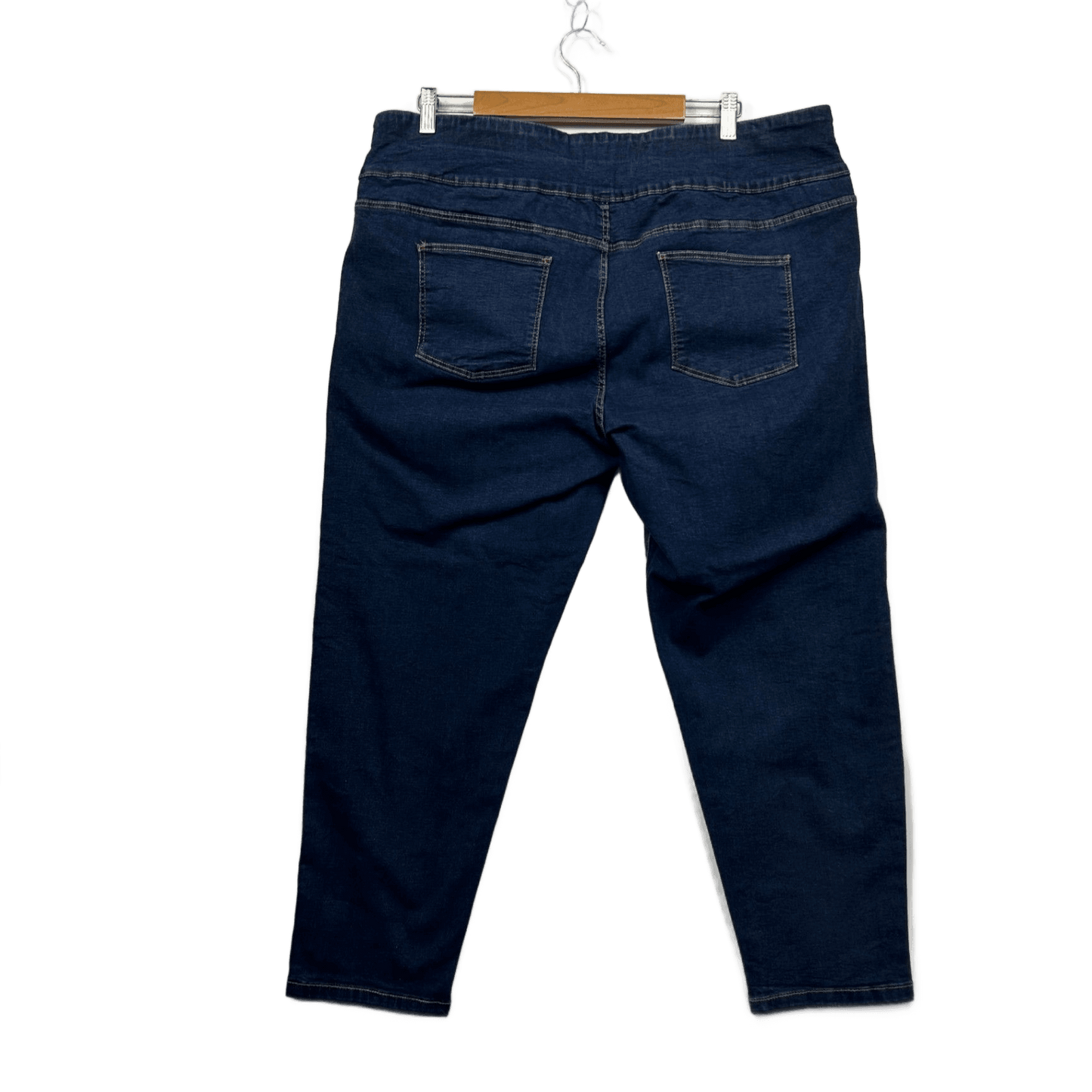 Katies Blue Cotton Blend Pull On Jegging Stretch Denim Jeans Size 20