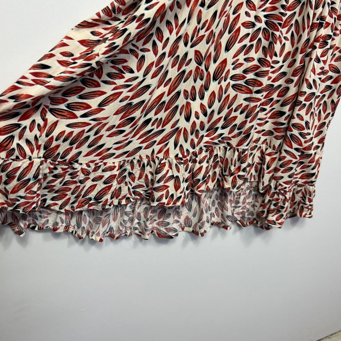 Rockmans Multicoloured Long Sleeve High Waist Dress Size 20