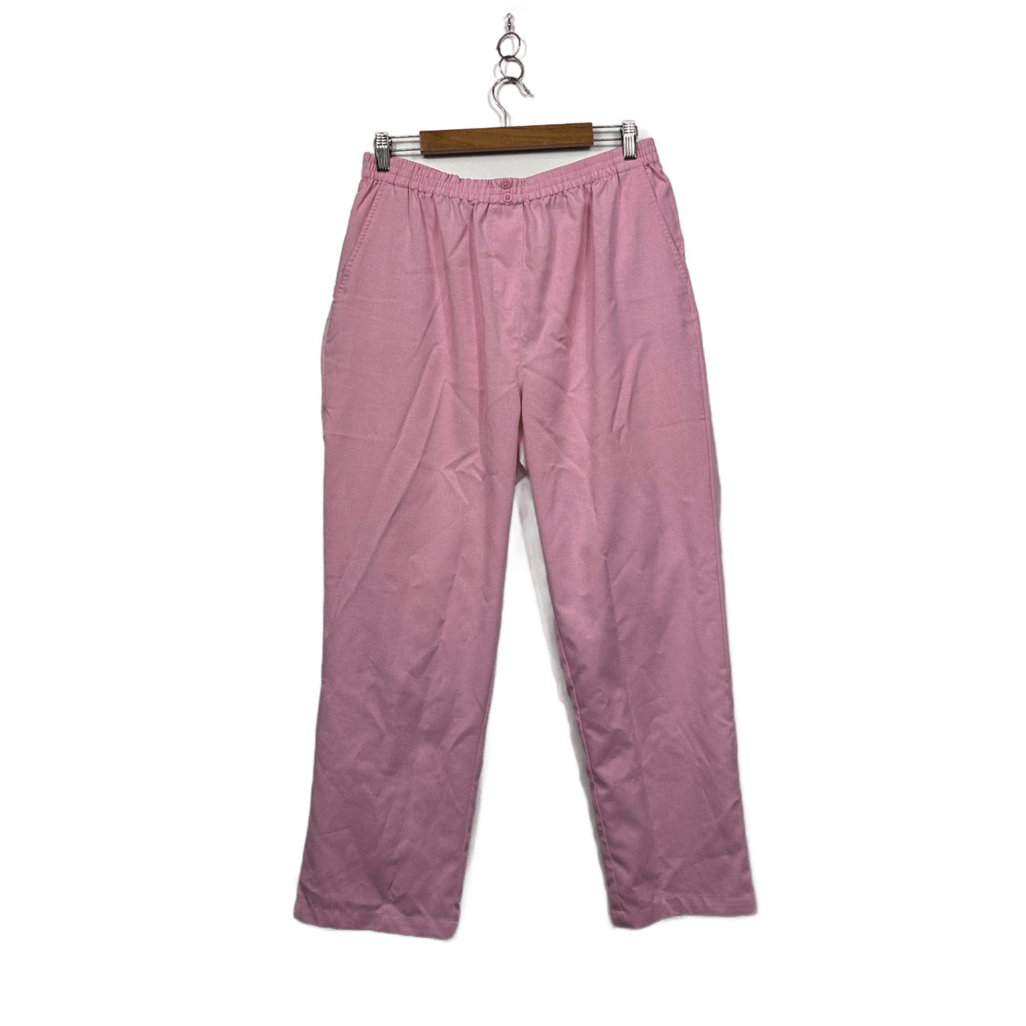 Damart Womens Pink Pocket Pull On Pants Trousers Size 16