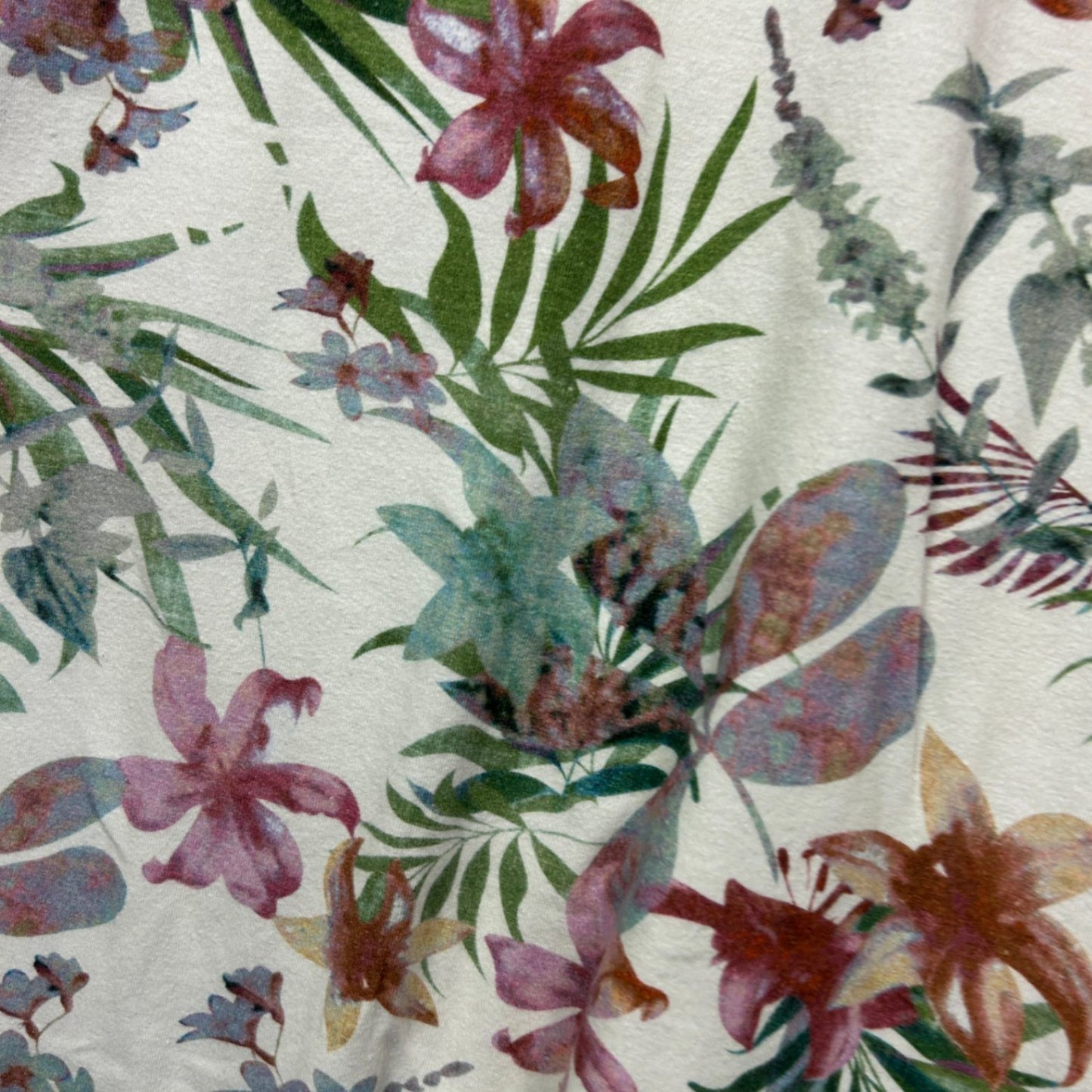 Fella Hamilton Multicoloured Floral Asymetric Hem Top  Blouse Size 22