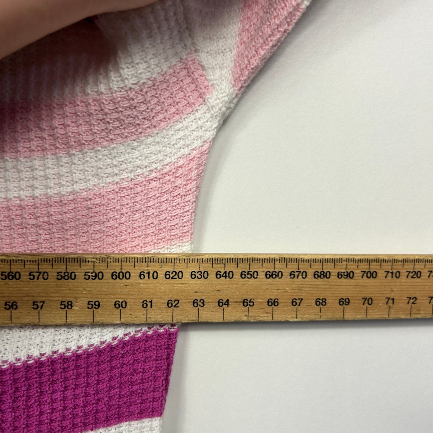 Millers Women Multicoloured Striped Long Sleeve Knit Top Pullover Jumper Size XL