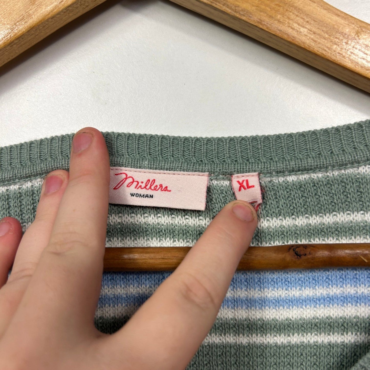 Millers Women's Multicoloured Striped Knit Top Pullover Jumper Size XL