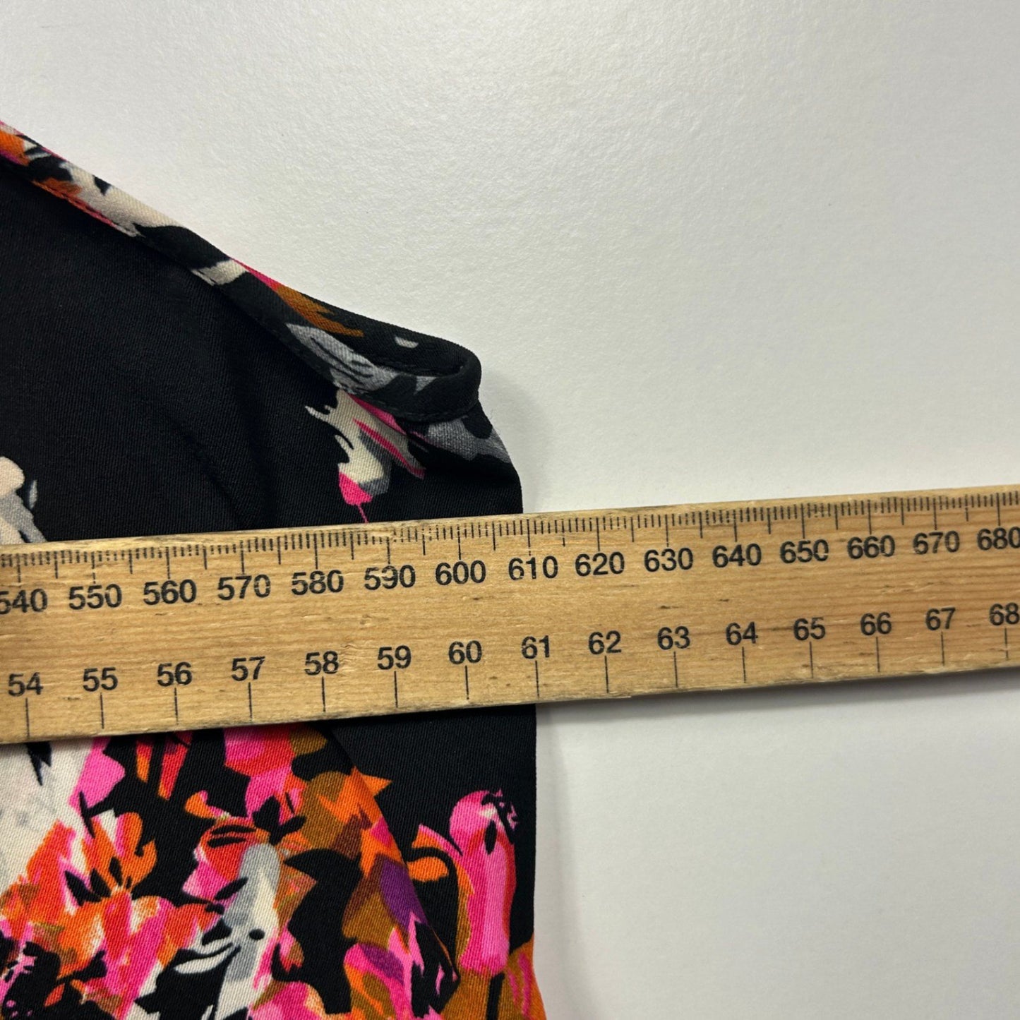 City Chic Black Floral Sleeveless Cami Top Size 22 Plus