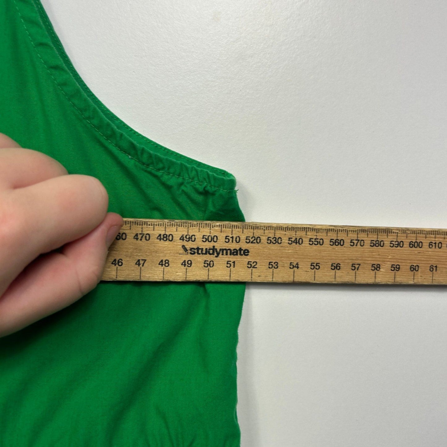 Anko Green Cotton Sleeveless Maxi Tiered Dress Size 18