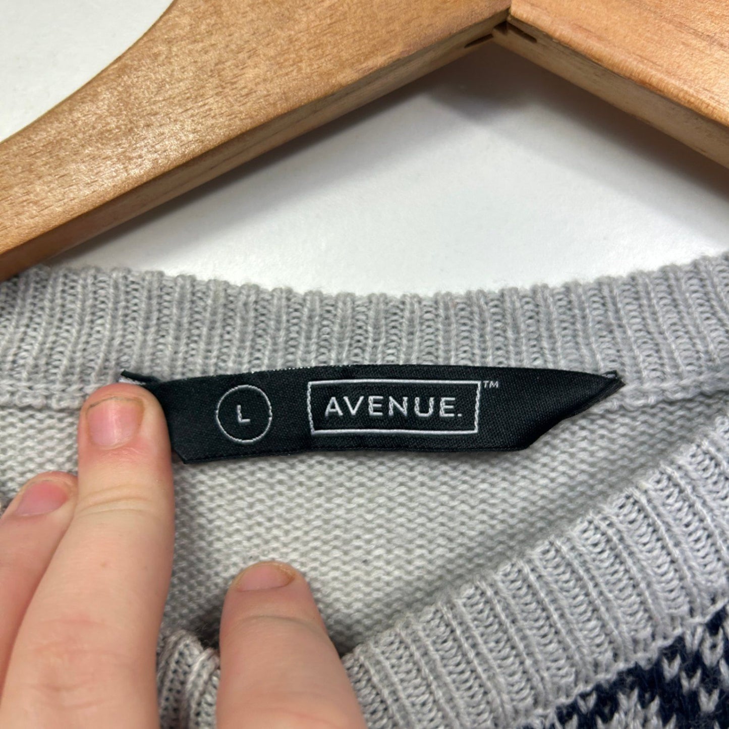 Avenue Women's Christmas Humbug Pug Dog Novelty Jumper Size Large