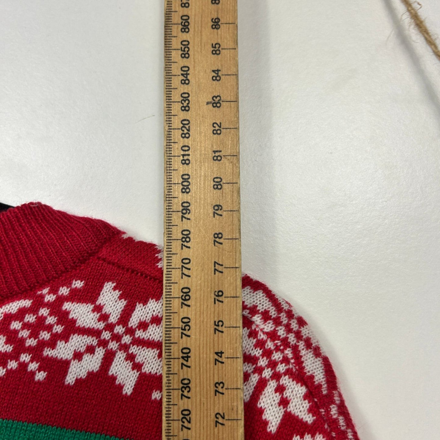 Anko Santa Fair Isle  Ugly Christmas Sweater Jumper Size XL Sequins