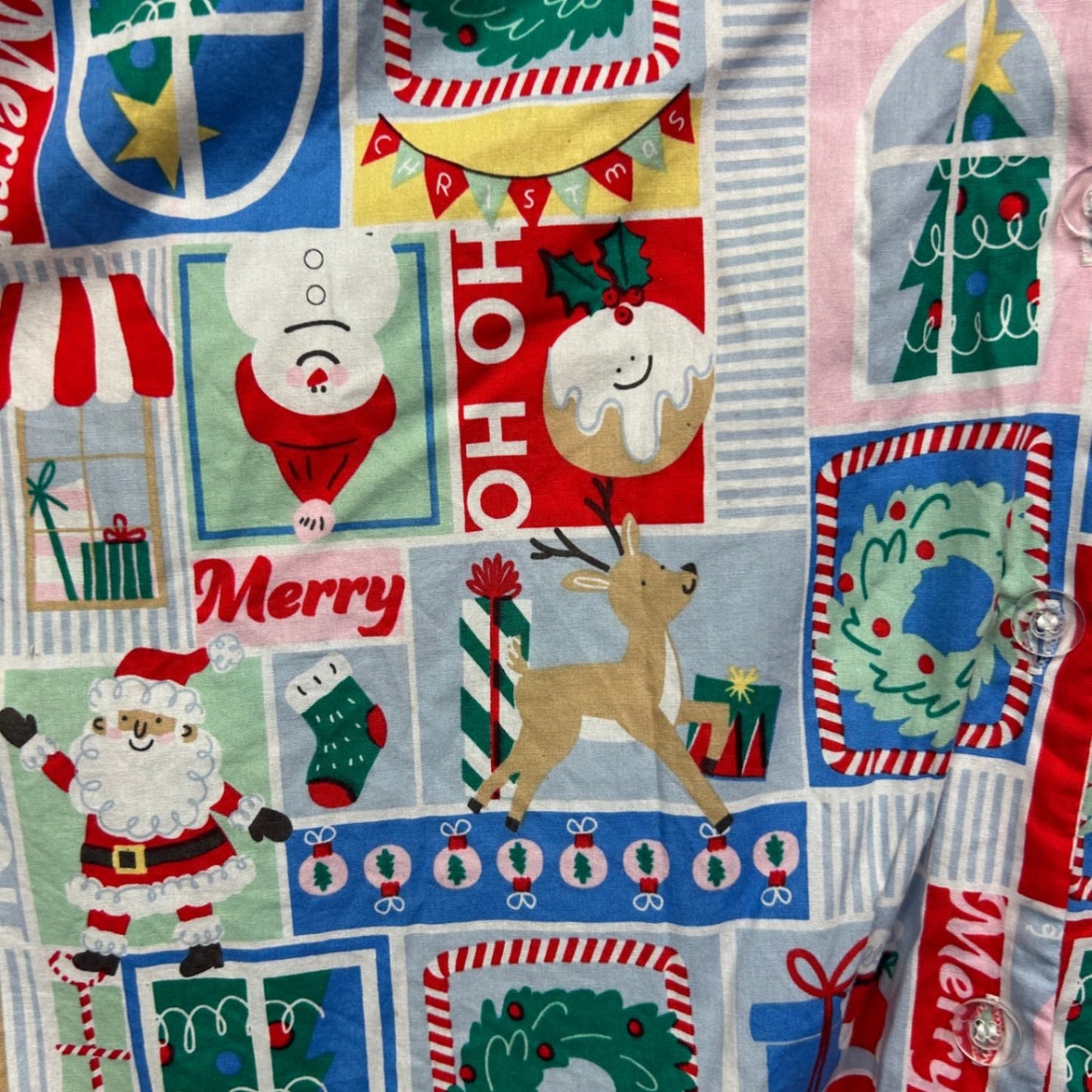 &me Women's Christmas Print Pyjama Set Shirt Shorts Size 18