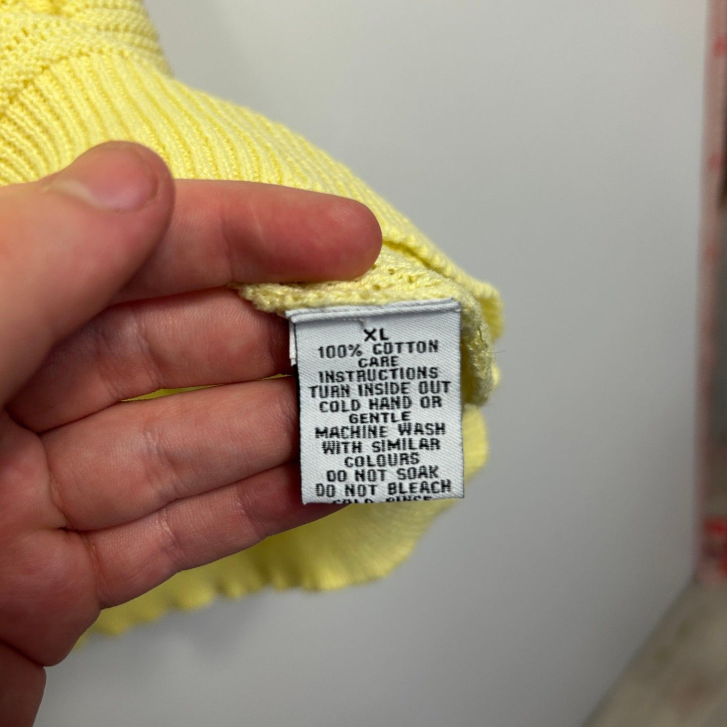 Rockmans Wome's Yellow Cotton Short Sleeve Ribbed Knit Top Size XL