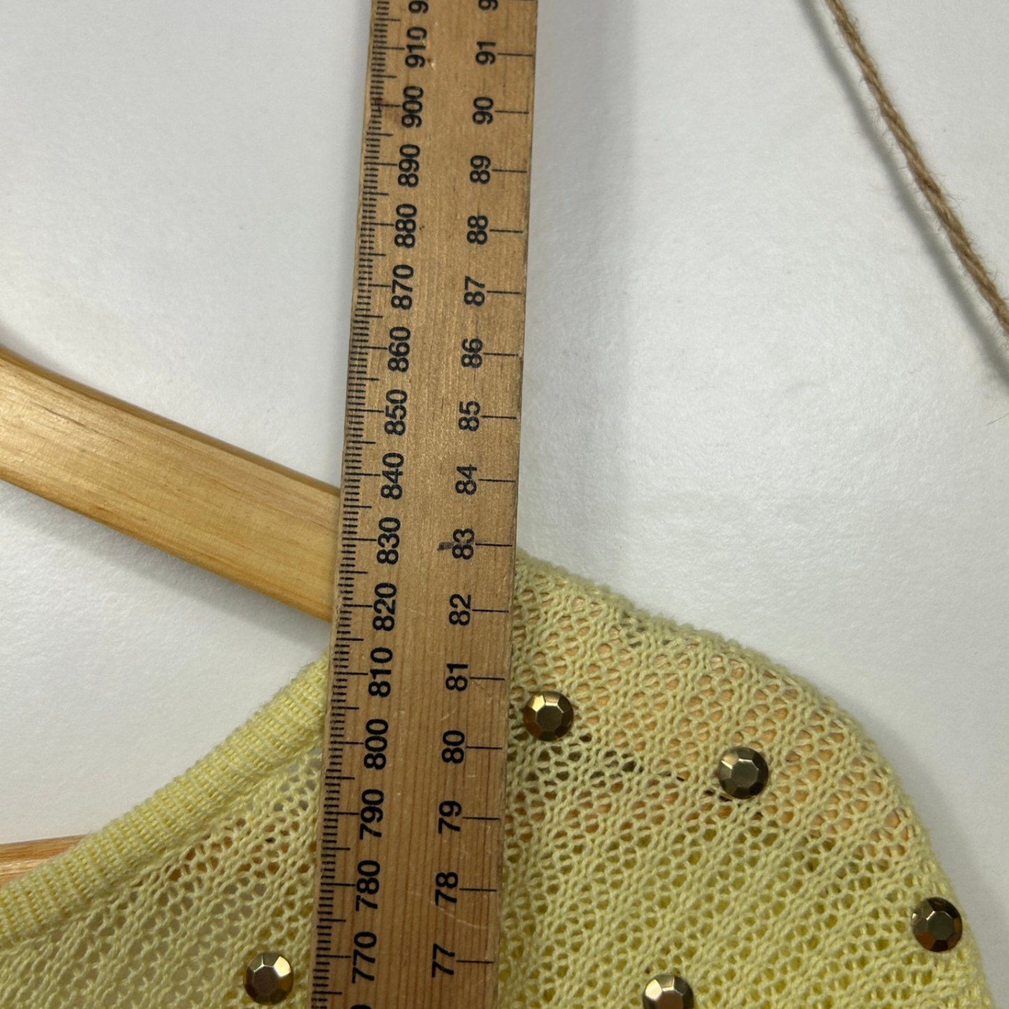 Rockmans Wome's Yellow Cotton Short Sleeve Ribbed Knit Top Size XL