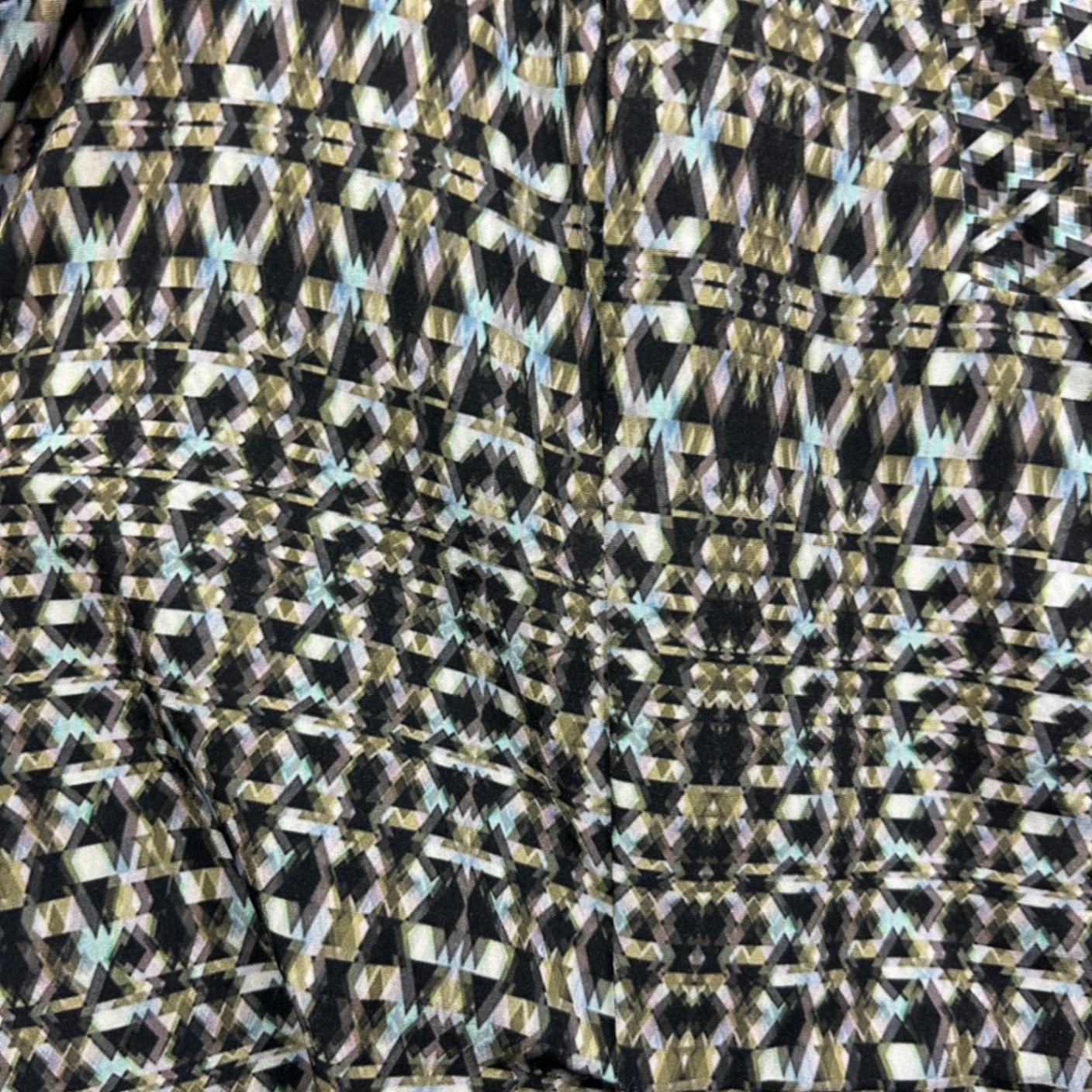 City Chic Multicoloured Full Zip Up Dress Size 14 Plus XS