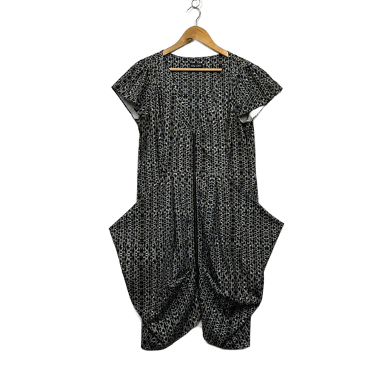 City Chic Multicoloured Full Zip Up Dress Size 14 Plus XS