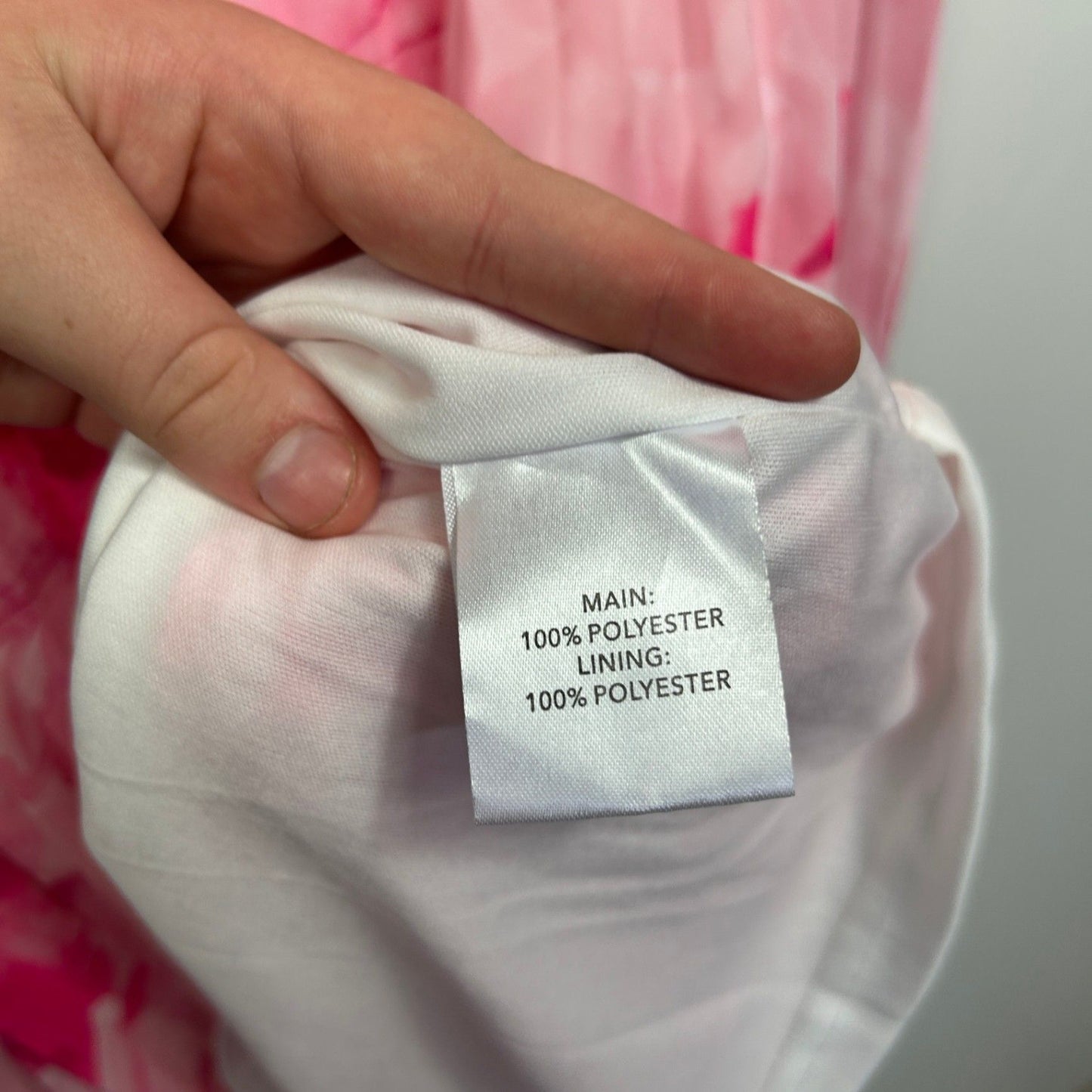 Millers Pink Sleeveless Pleated Sheer Overlay Floral Dress Size 16