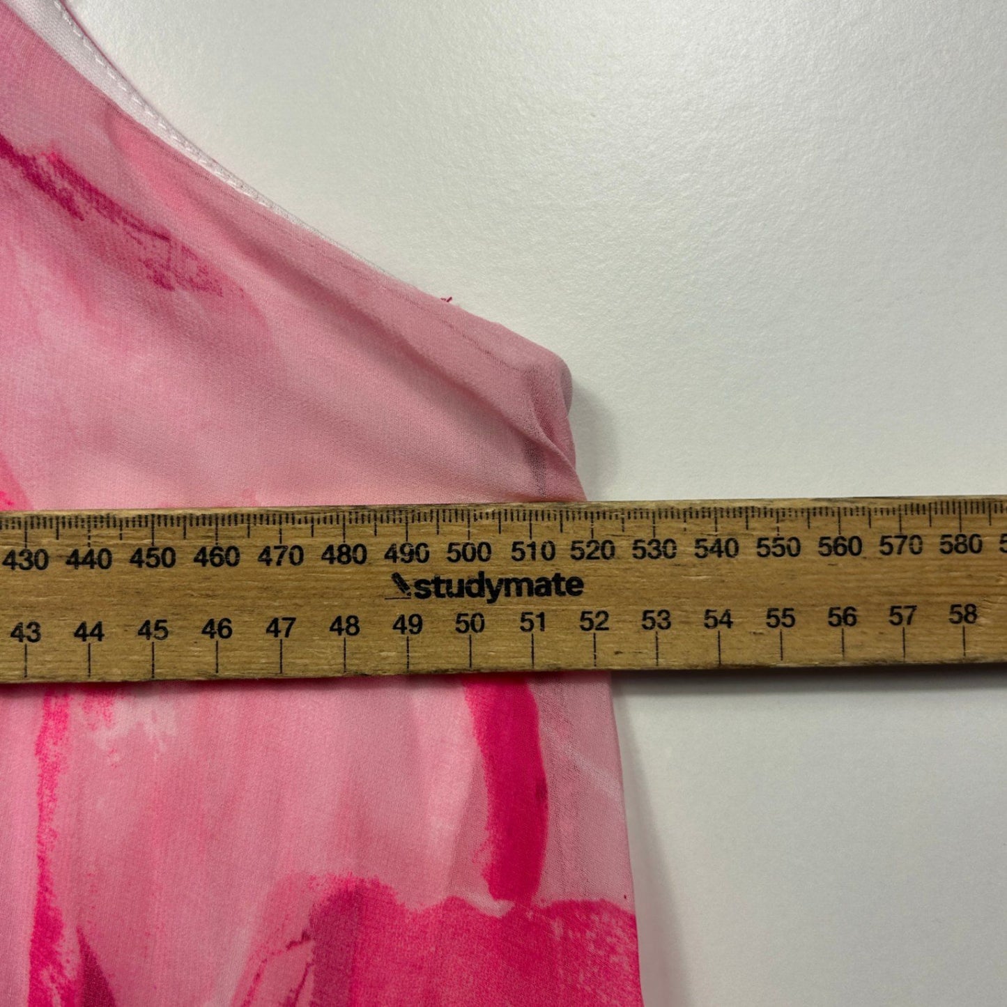 Millers Pink Sleeveless Pleated Sheer Overlay Floral Dress Size 16