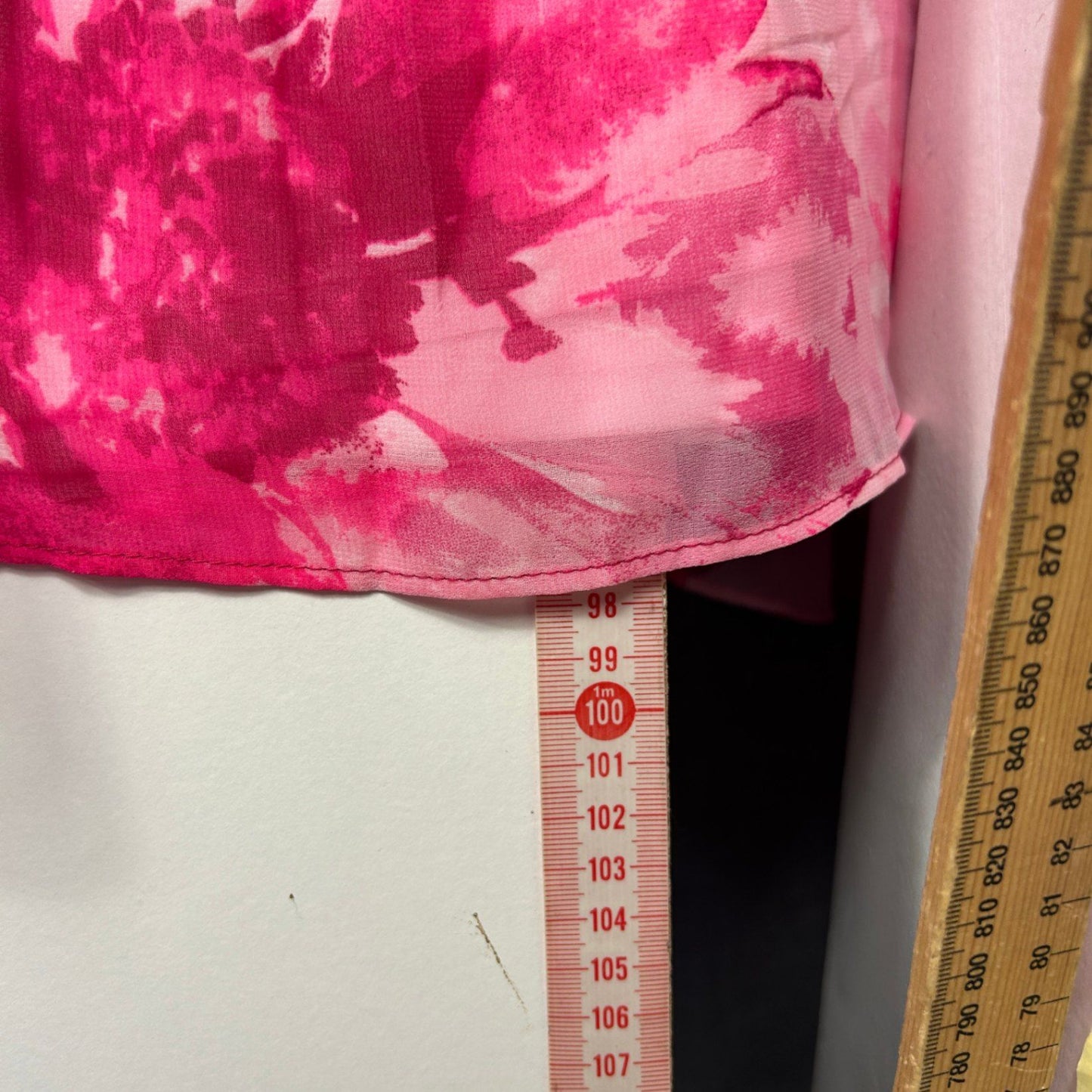 Millers Pink Sleeveless Pleated Sheer Overlay Floral Dress Size 16