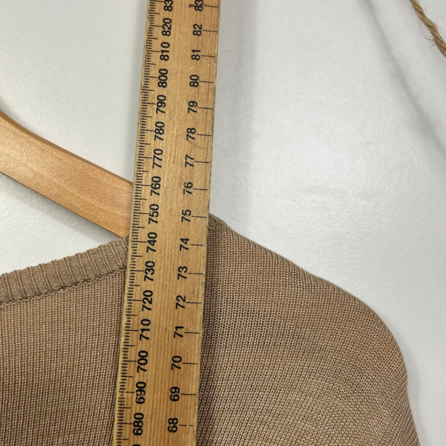 Millers Women's Tan Yellow Black Crew Neck Pullover Jumper Size 2XL