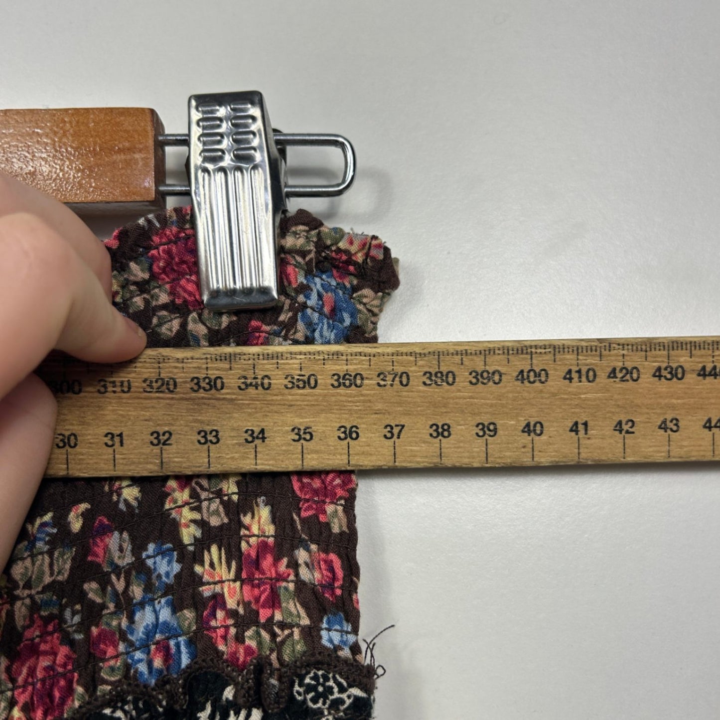 Crossroads Multicoloured Chocolate Floral Boho Maxi Skirt Size 14