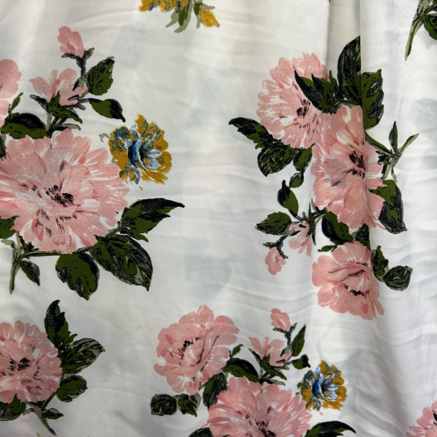 SHEIN White Pink Floral Sleeveless Maxi Dress Size 1XL