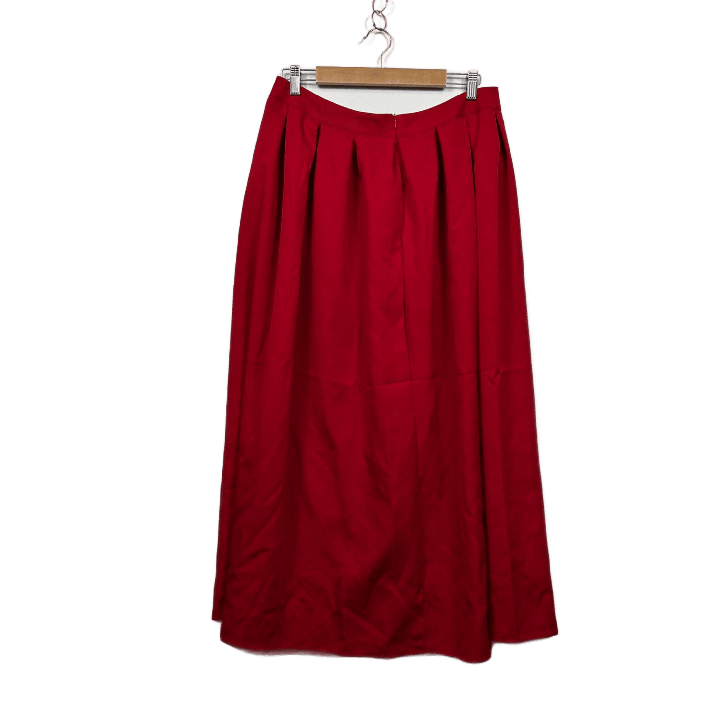 SHEIN Womens Red Pleated Maxi Skirt Size XL/14
