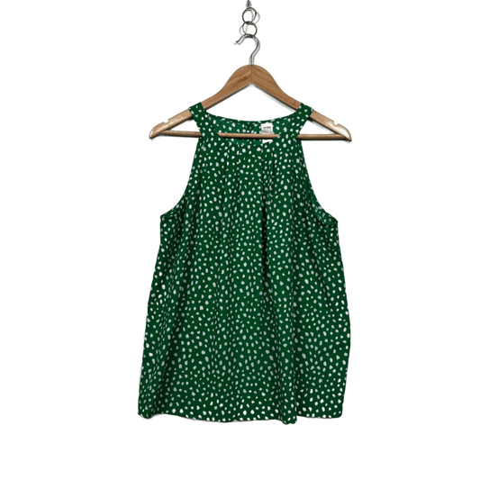 Anko Womens Green Sleeveless Casual Top Blouse Size 14