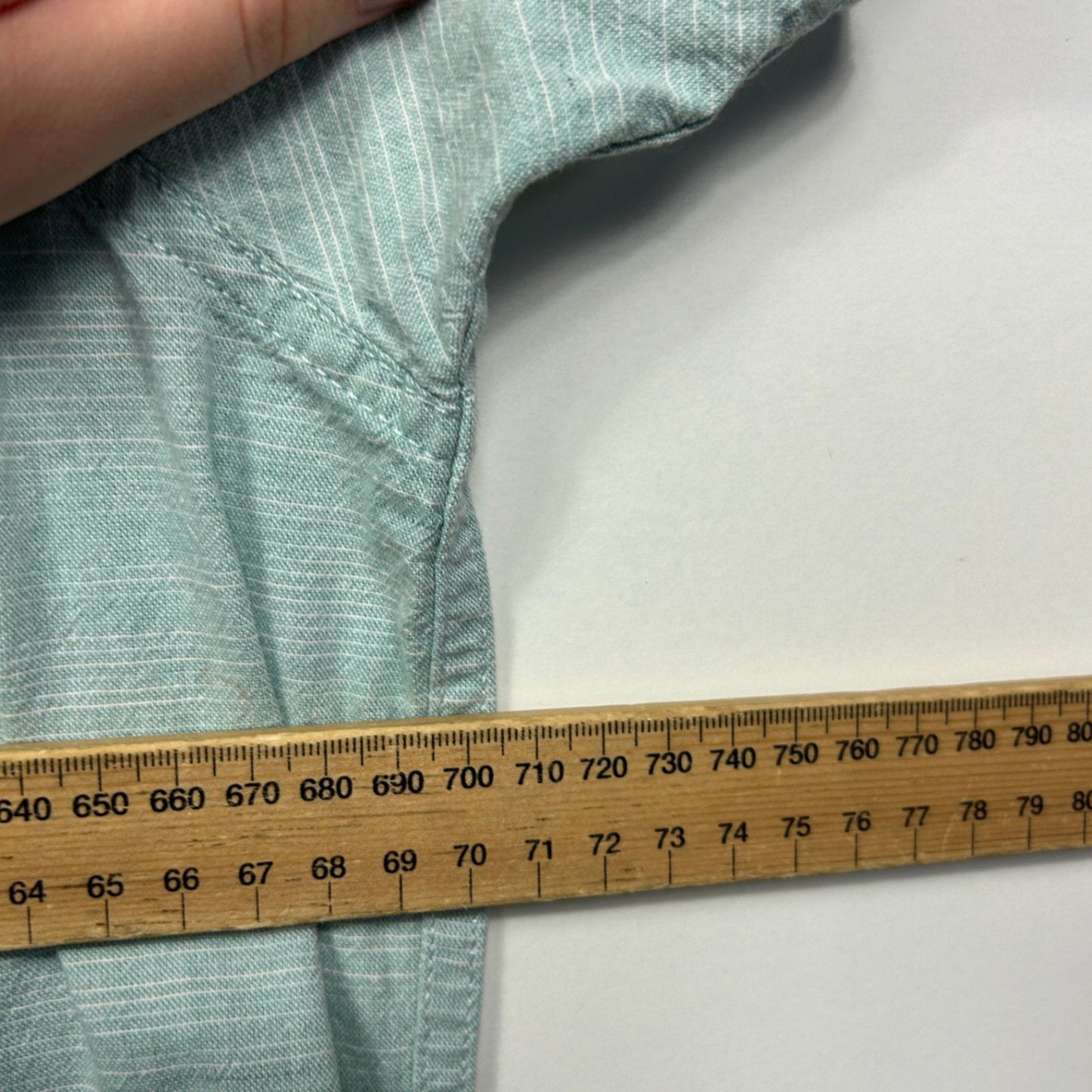 Big Joe Men's Green Casual Linen Blend Shirt Short Sleeve Collared 7XL