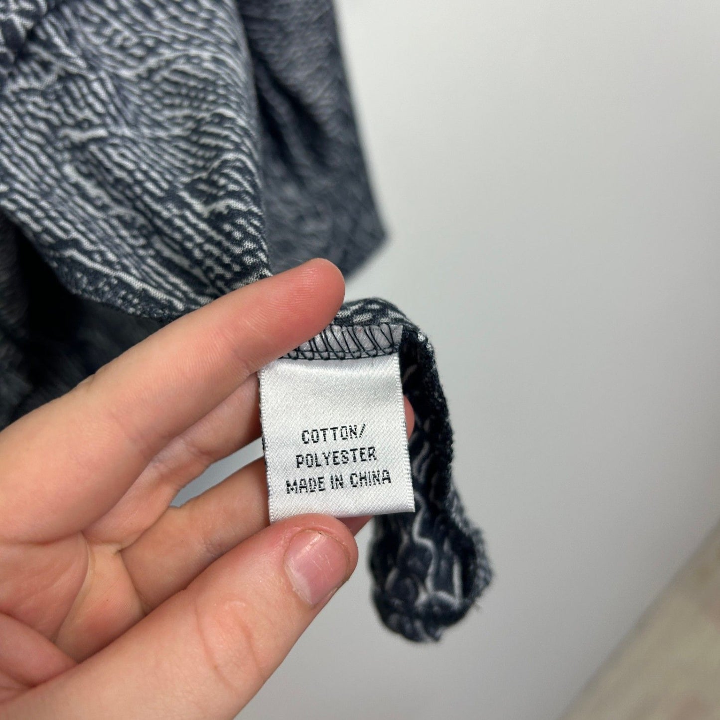 Piper Woman Women's Navy Short Sleeve Kaftan Top Blouse Size XL