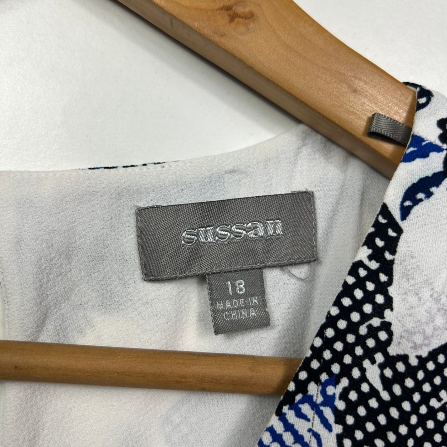 Sussan Floral Layered Sleeveless Top Blouse Size 18