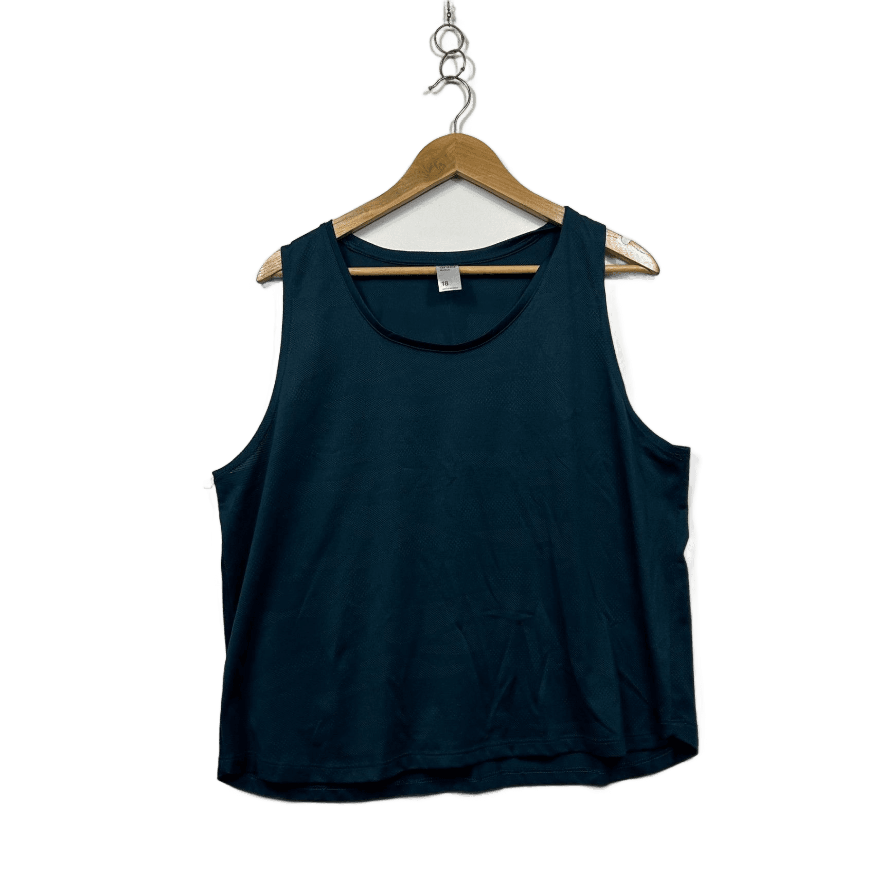 Anko Active Teal Sleeveless Tank Top Size 18