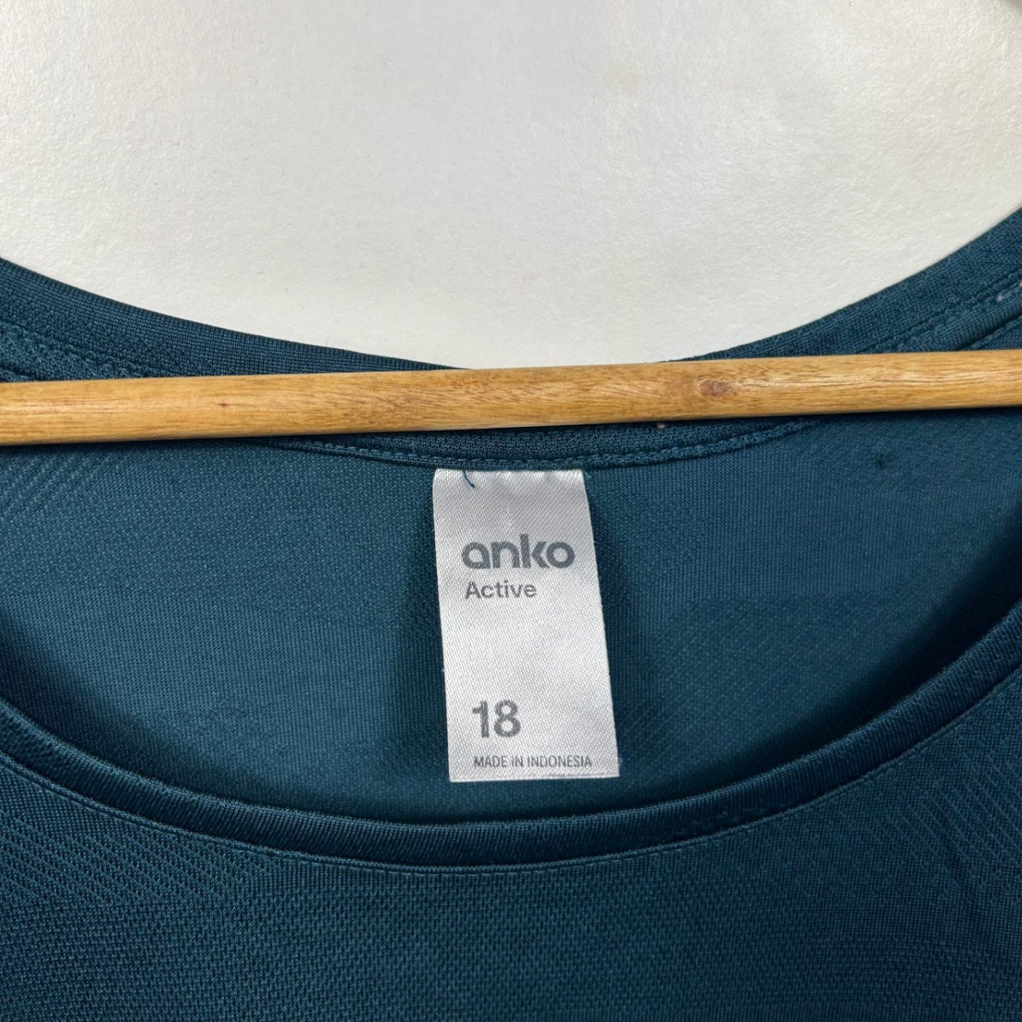 Anko Active Teal Sleeveless Tank Top Size 18