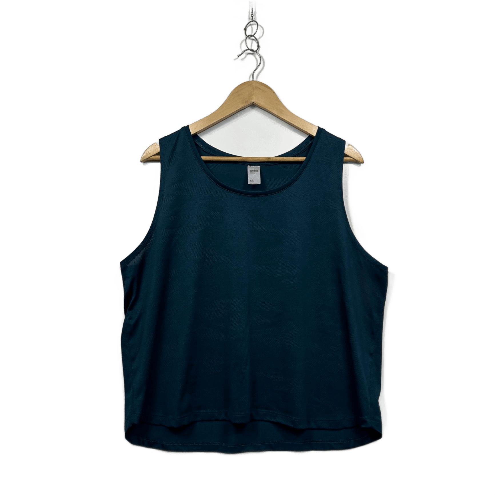 Anko Active Teal Sleeveless Tank Top Size 18