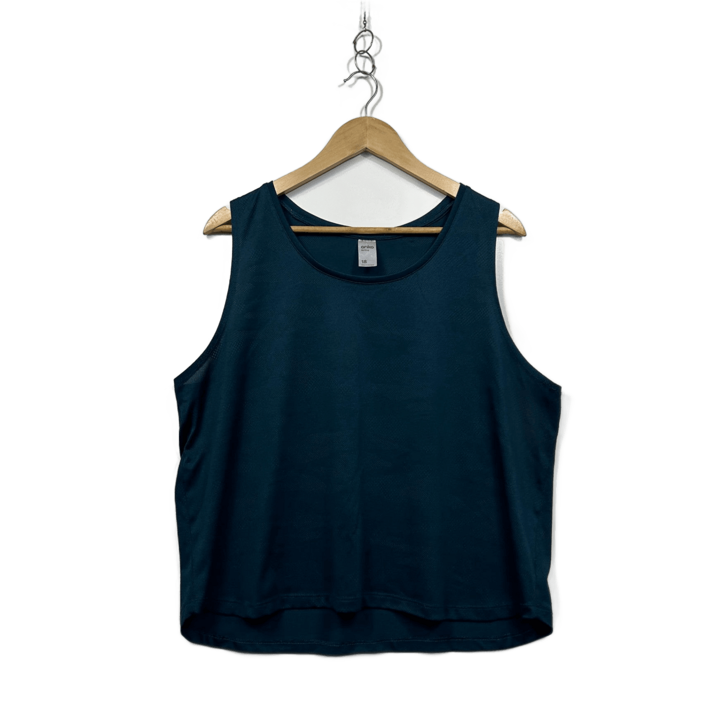 Anko Active Teal Sleeveless Tank Top Size 18