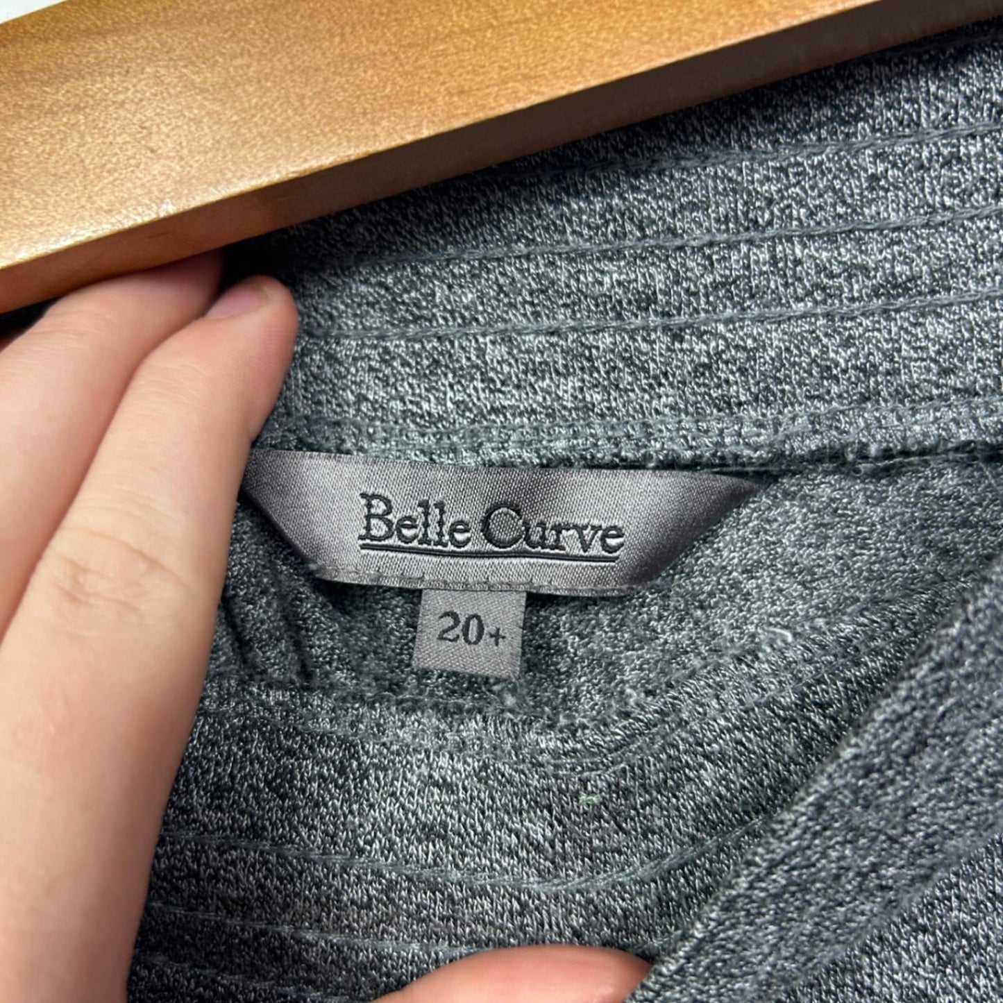 Belle Curve Women's Grey Pockets Loungewear Casual Pants Size 20