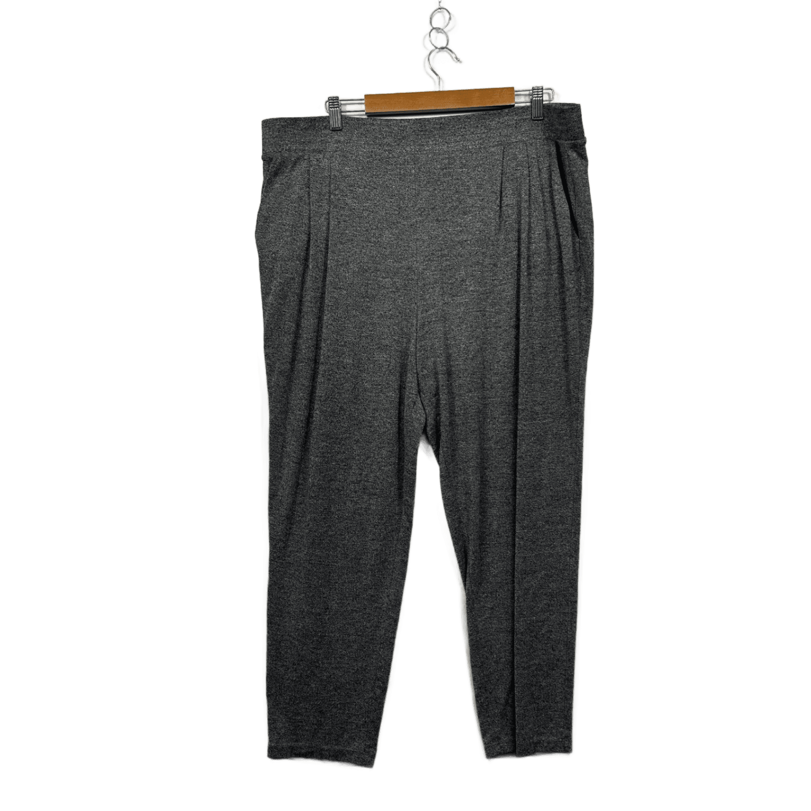 Belle Curve Women's Grey Pockets Loungewear Casual Pants Size 20