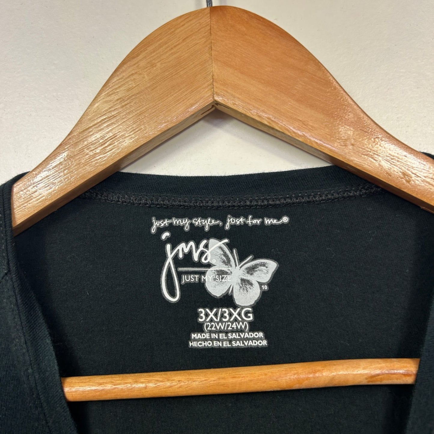 Christmas Black Long Sleeve Crew Neck Cotton Casual T Shirt Size 22 24