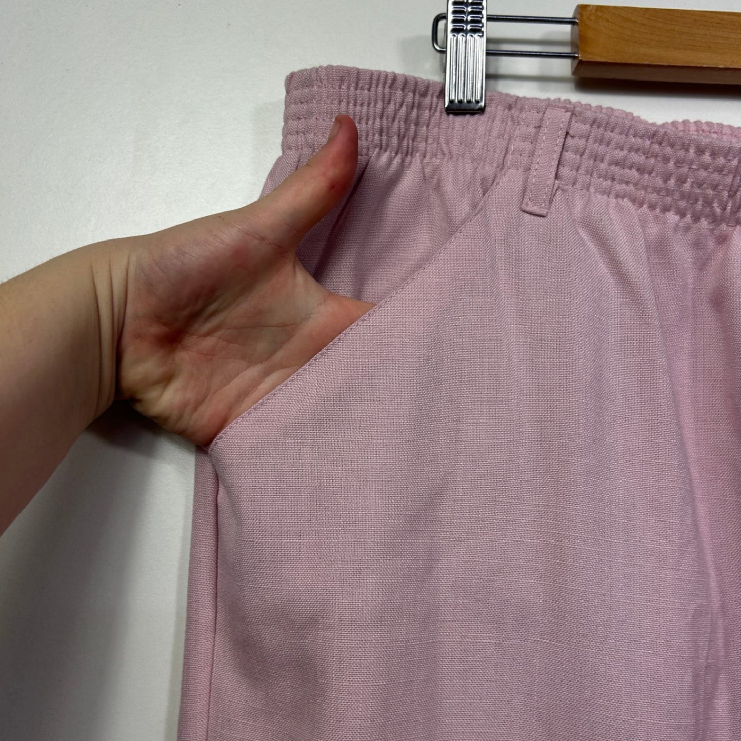 Millers Smart Pants Blush Pink Size 22 Short Leg Elastic Waist