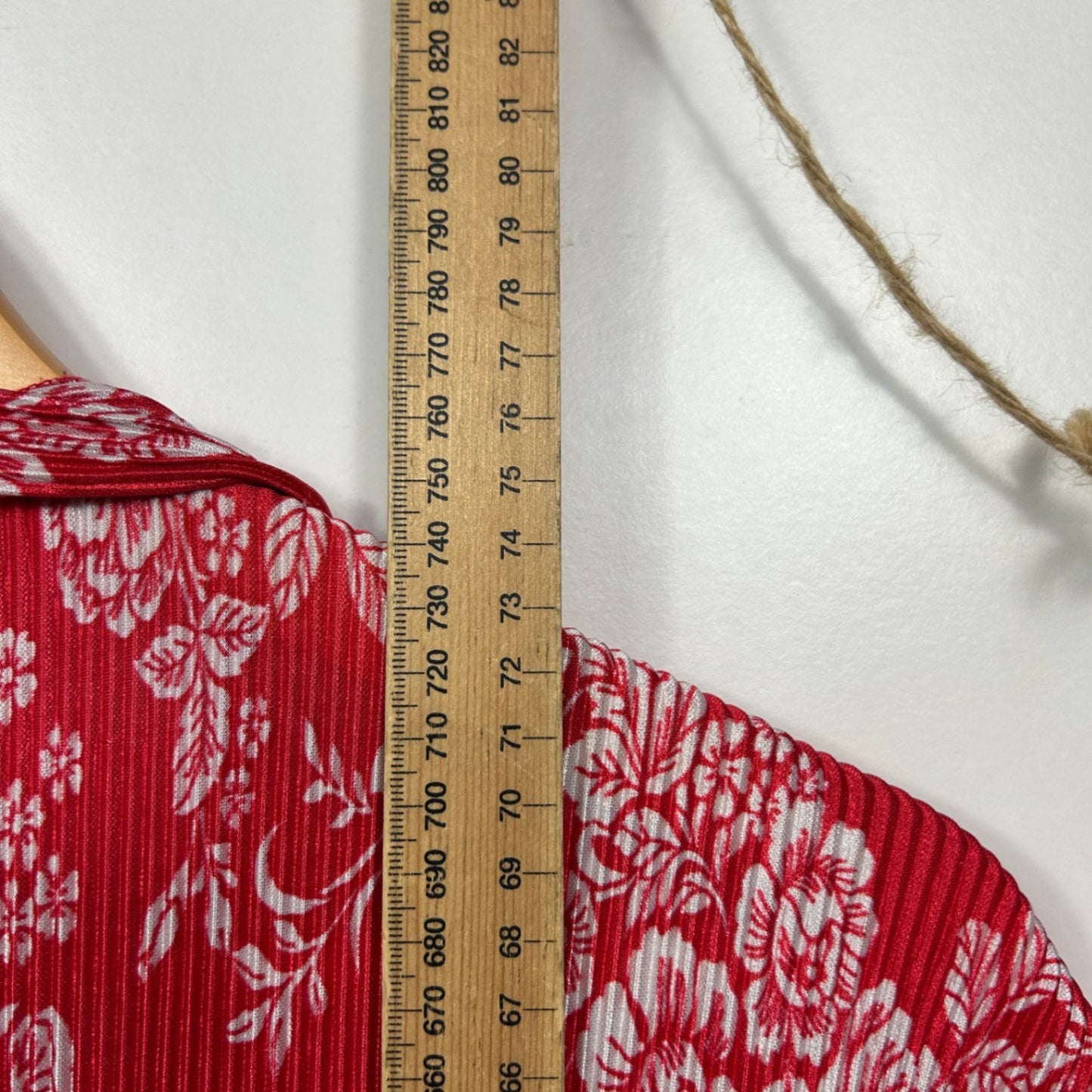 Millers Womens Red Floral Short Sleeve Top Blouse Size 16