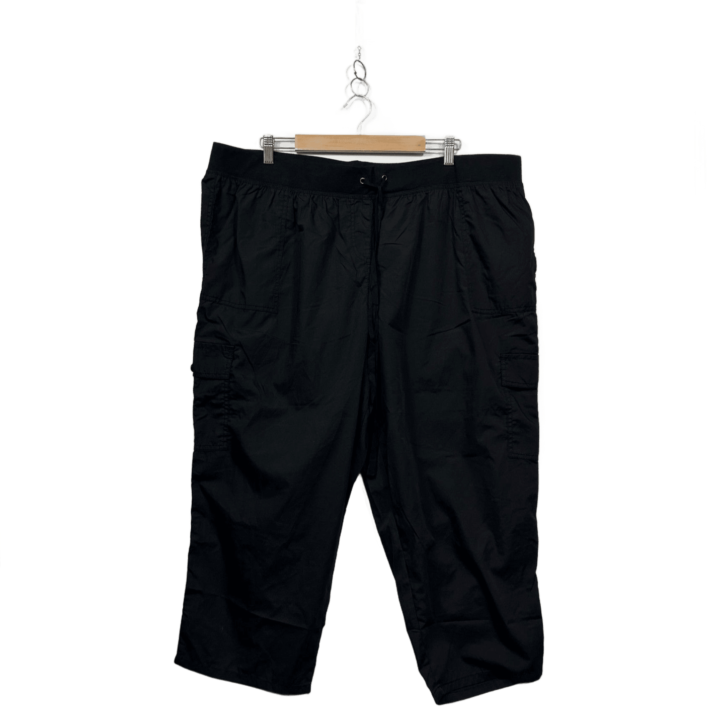 Now Plus Black Pockets Cropped Pants Size 22