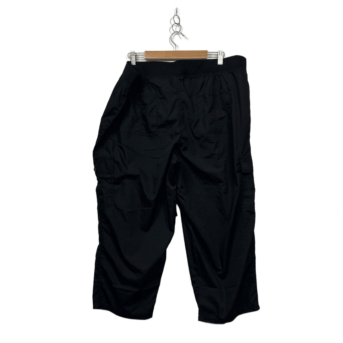 Now Plus Black Pockets Cropped Pants Size 22